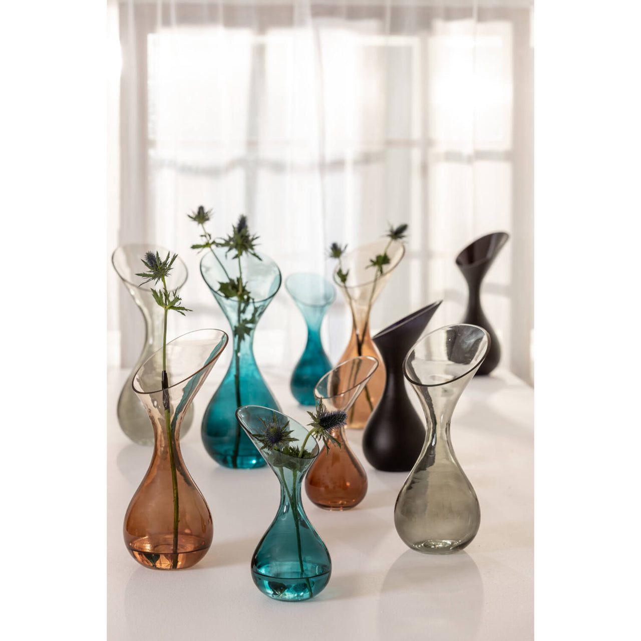 Light & Living HERLEY Glass Vase - Brown