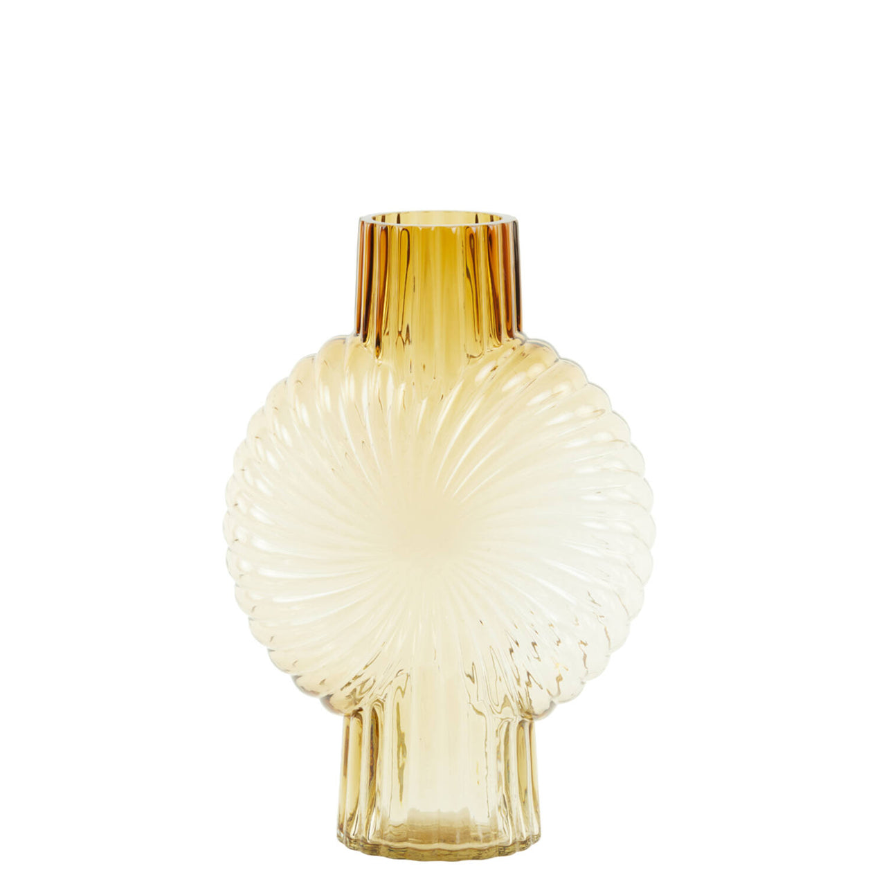 Light & Living MIA Glass Vase - Peach
