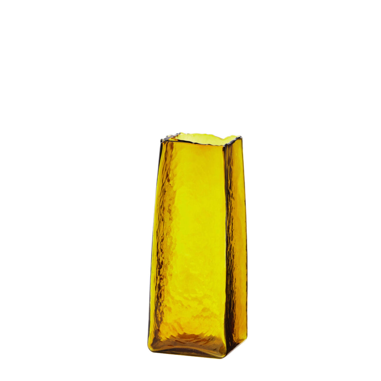 Light & Living Iduna Ocher Yellow Glass