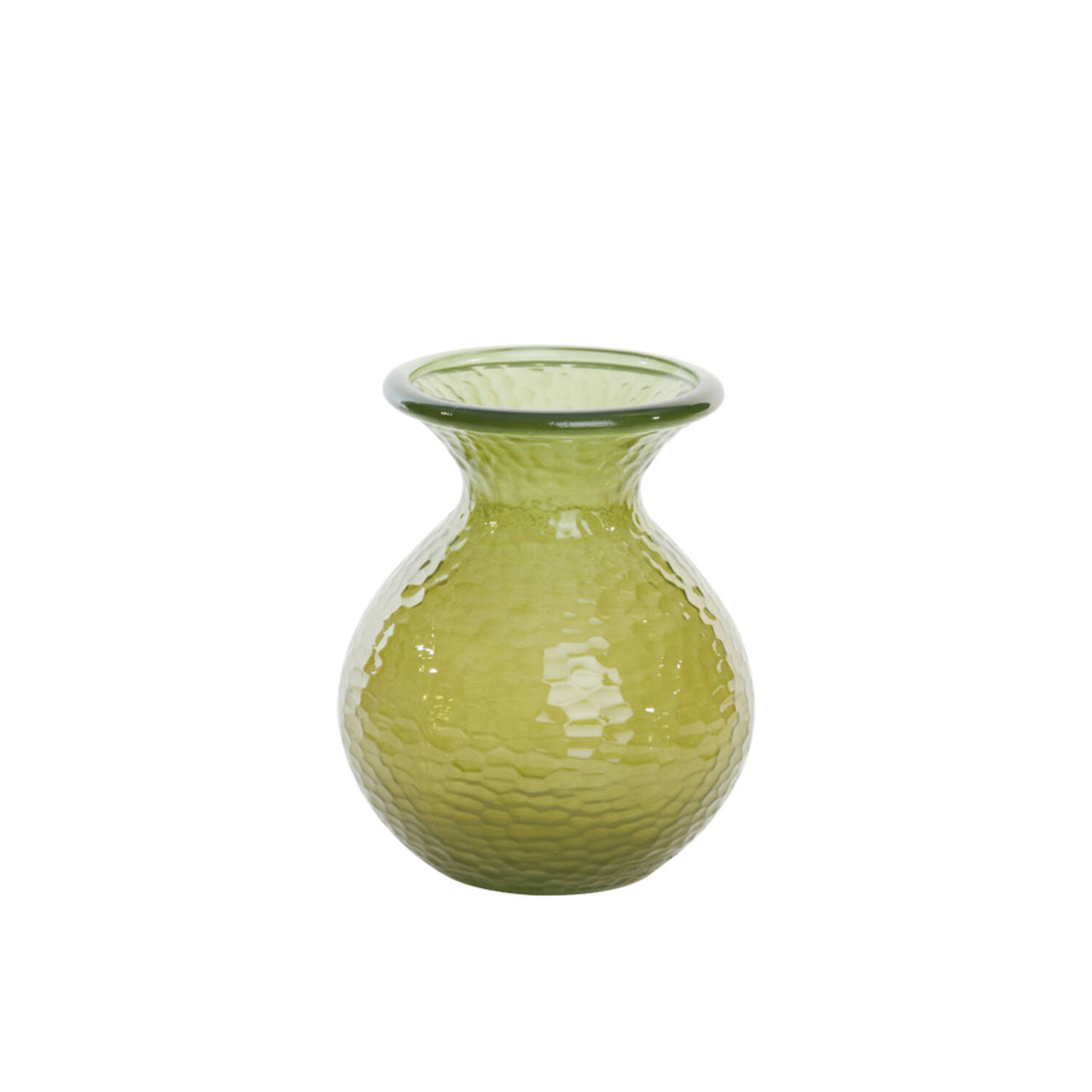Light & Living OZARK Glass Vase - Shiny Green