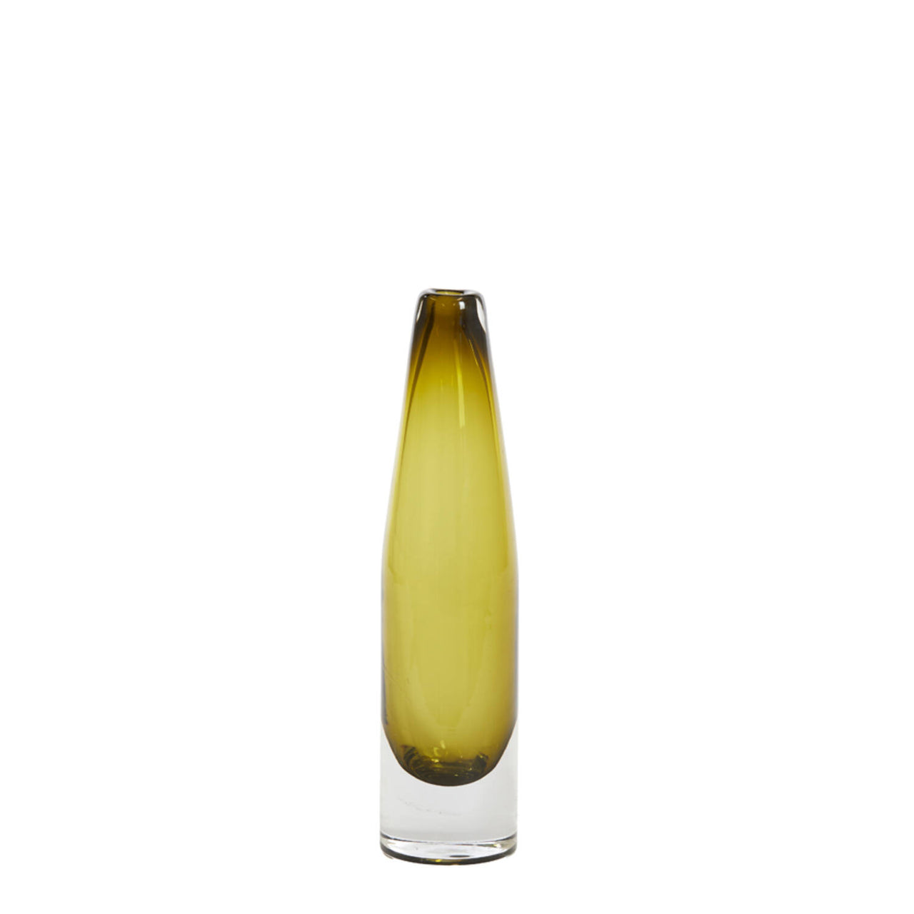 Light & Living ESTUA Glass Vase - Olive Green