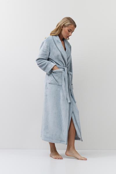 Aruelle Lea Soft Bathrobe - Light Blue