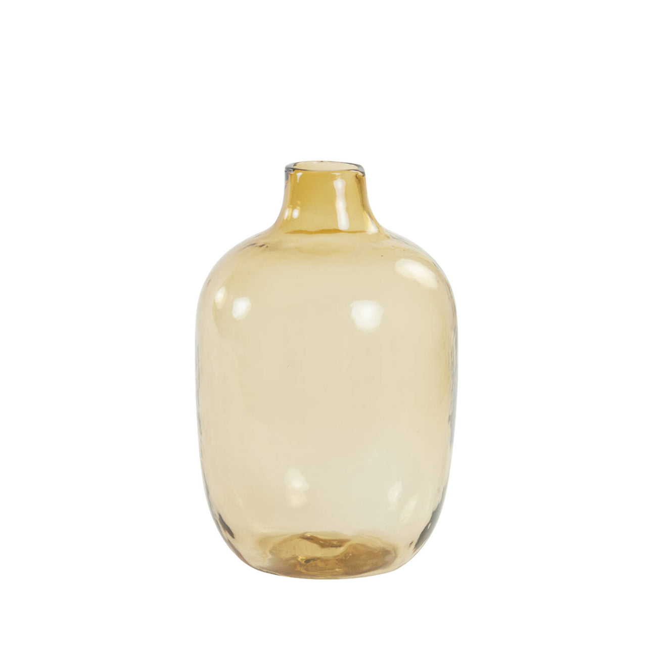 Light & Living Dakar Yellow Glass Vase