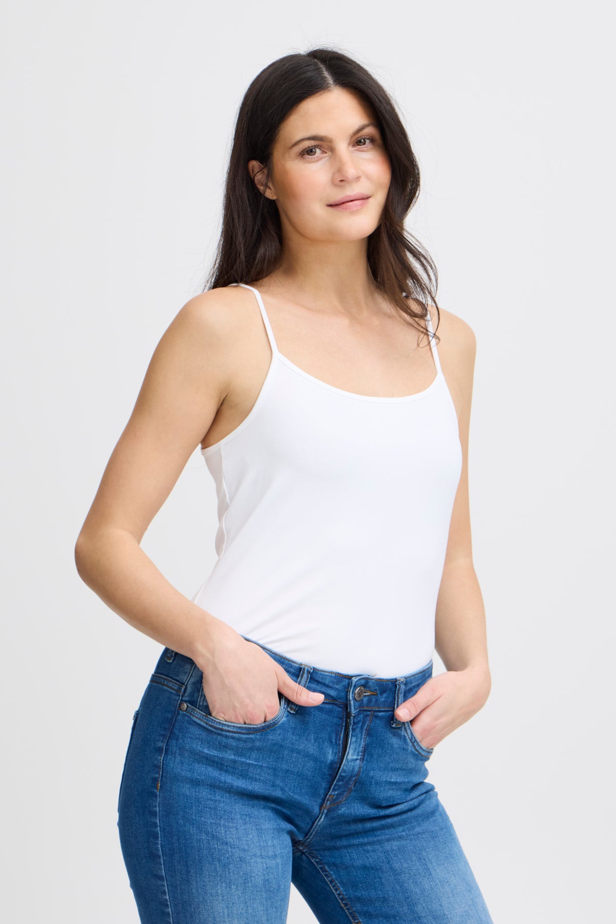 Fransa KRASK Vest Top - White