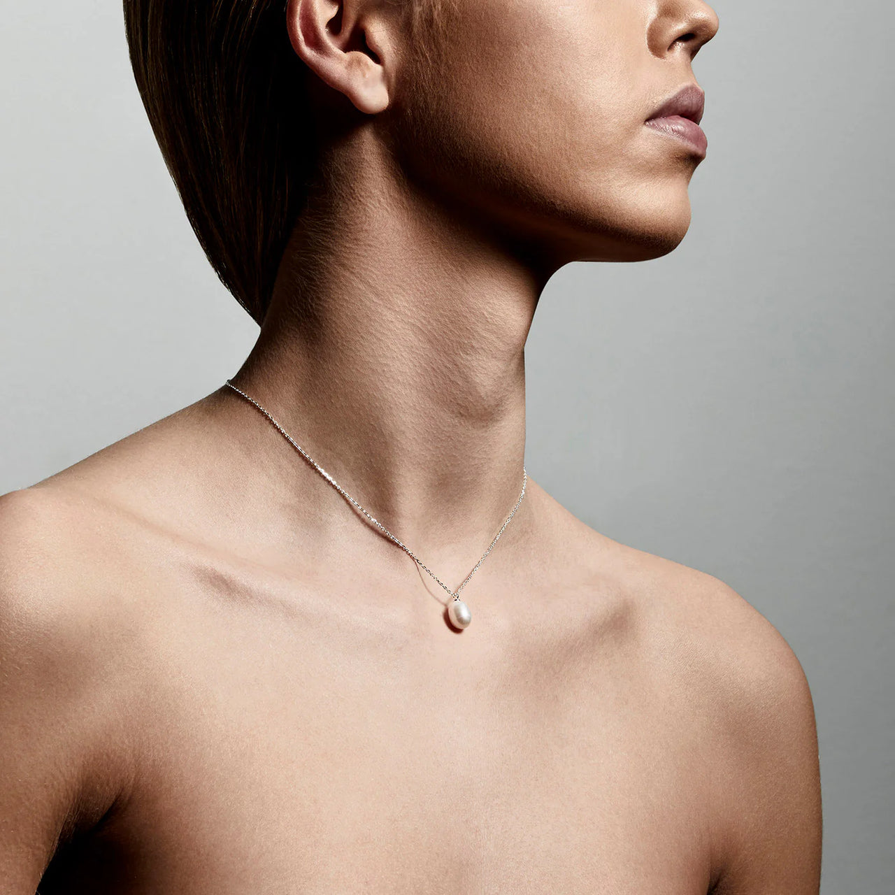 Pilgrim Pearl Necklace Sliver Plated