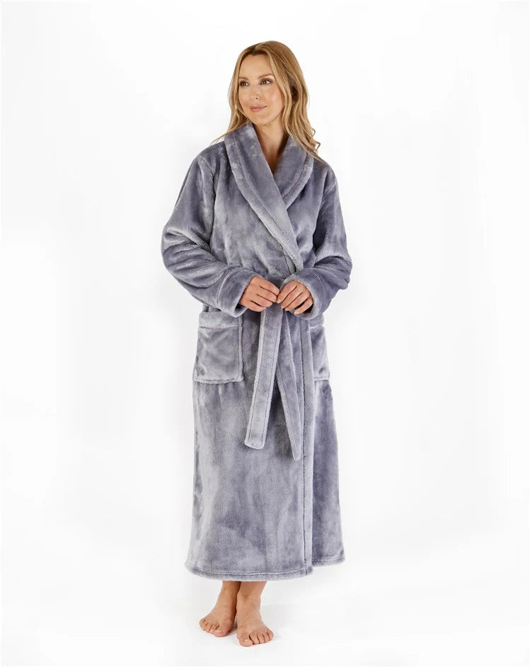 Slenderella Silver Housecoat