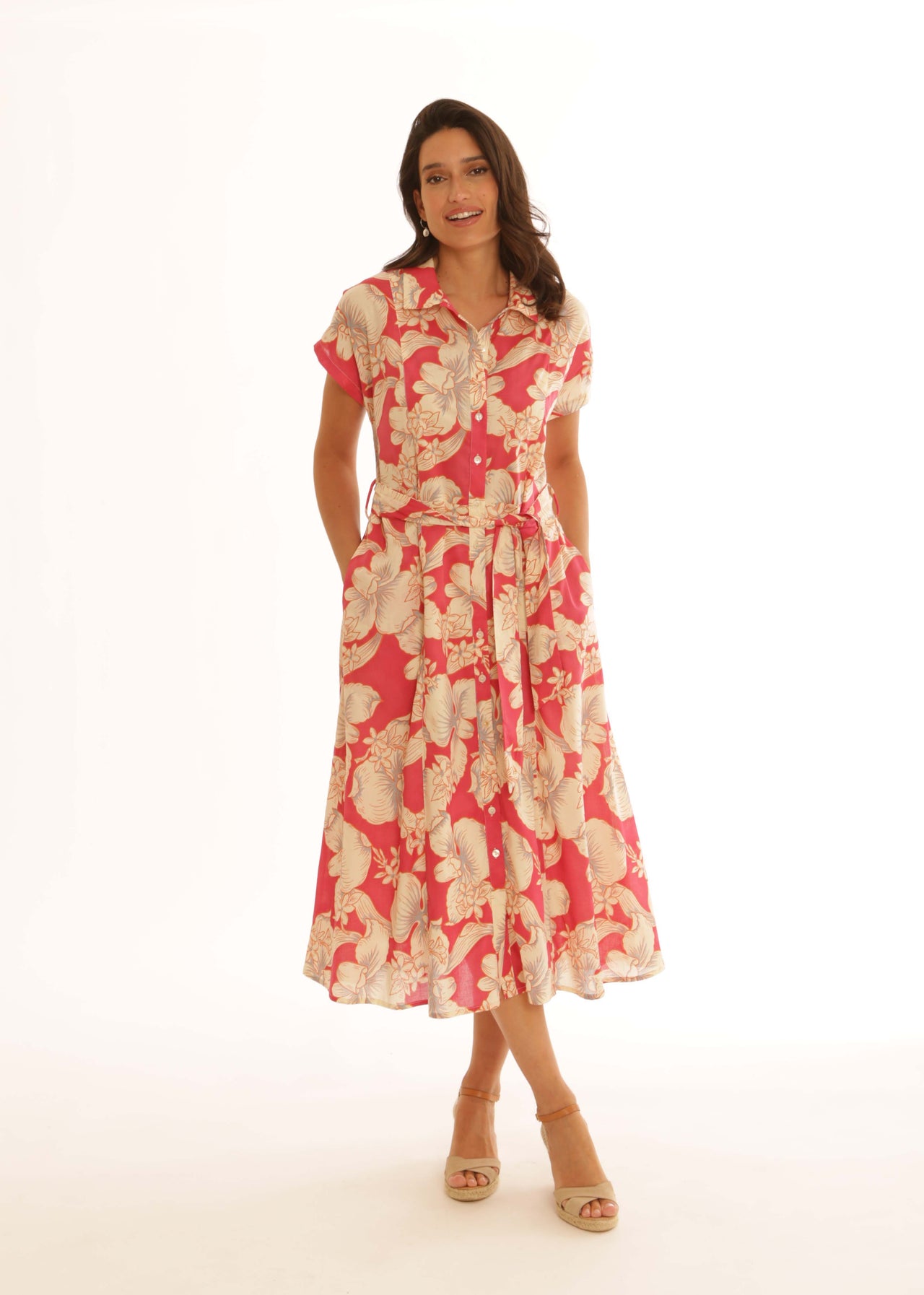 Pomodoro Raspberry Dress