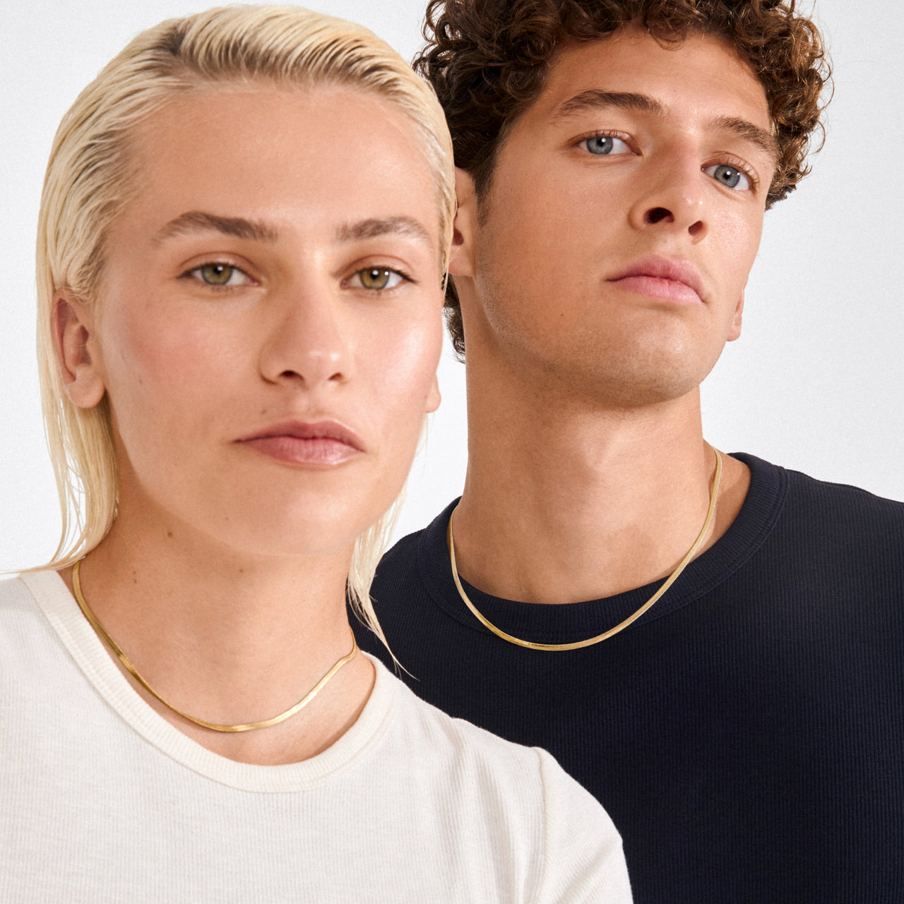 Pilgrim Joanna Flat Chain Necklace Gold Plated