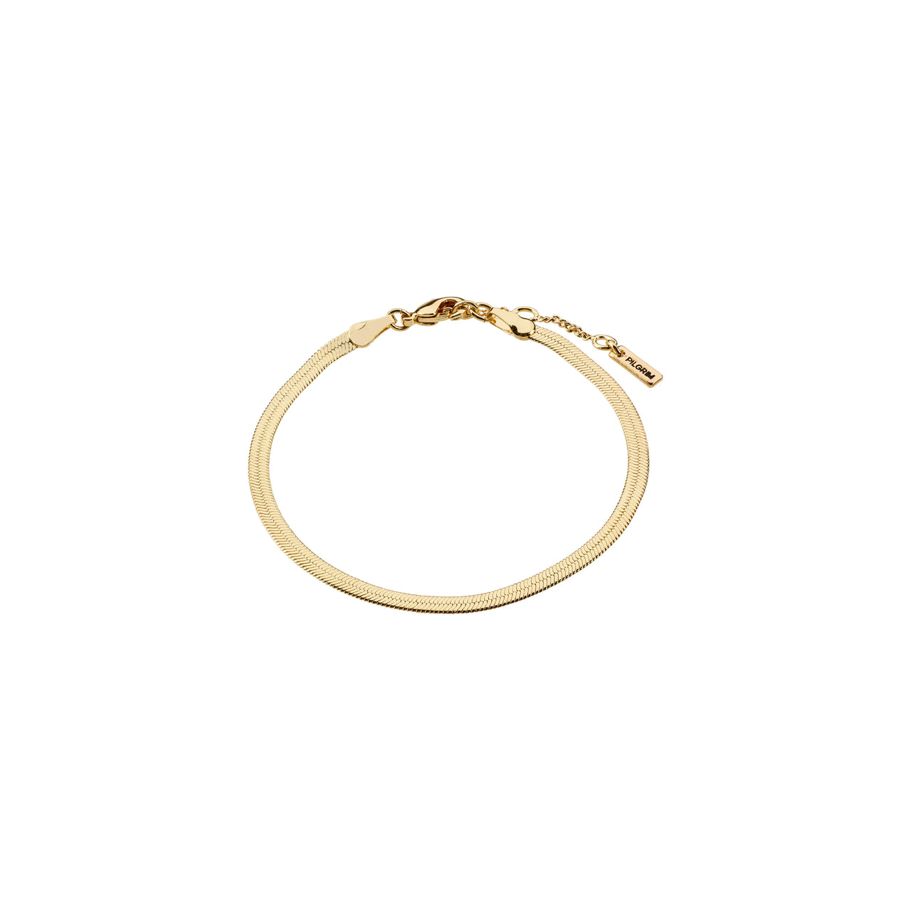 Pilgrim Joanna Flat Chain Bracelet Gold Plated