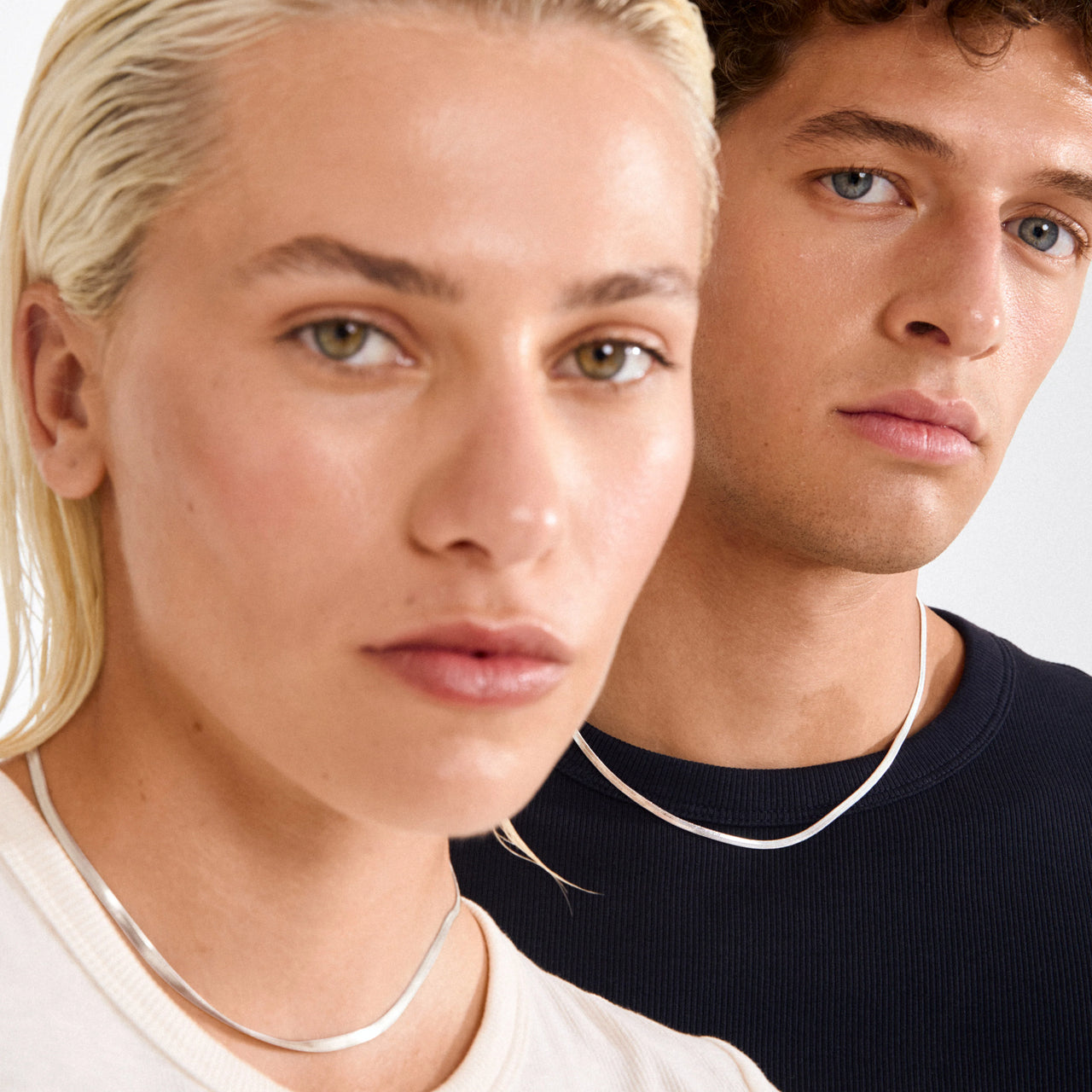 Pilgrim Joanna Flat Chain Necklace Sliver Plated