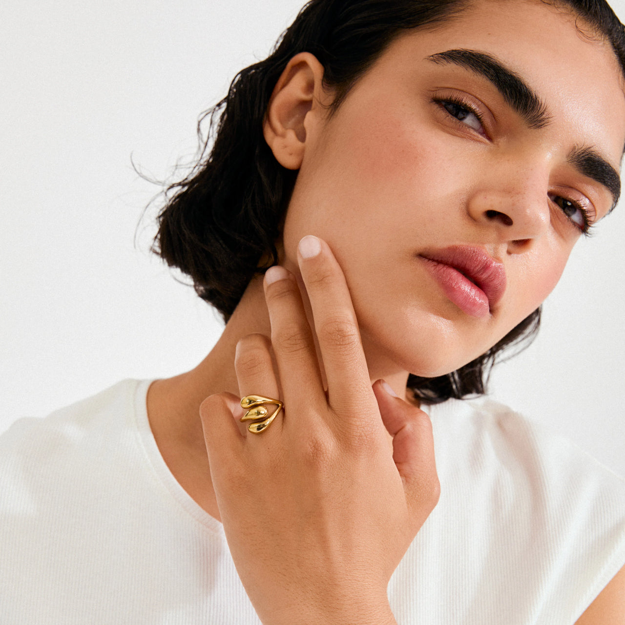 Pilgrim Jennings Ring Sliver Plated