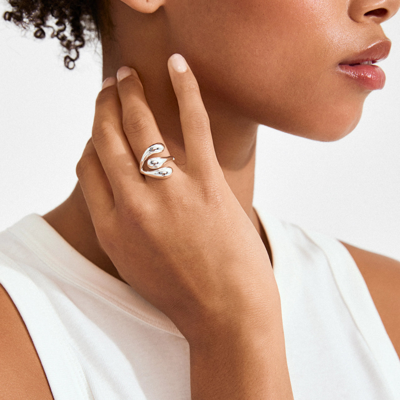 Pilgrim Jennings Ring Sliver Plated