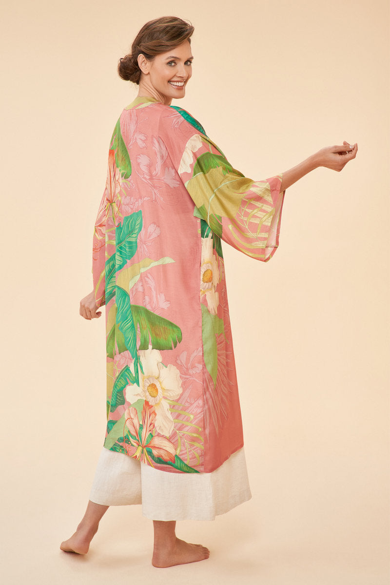 Powder Kimono Gown - Tropical Candy