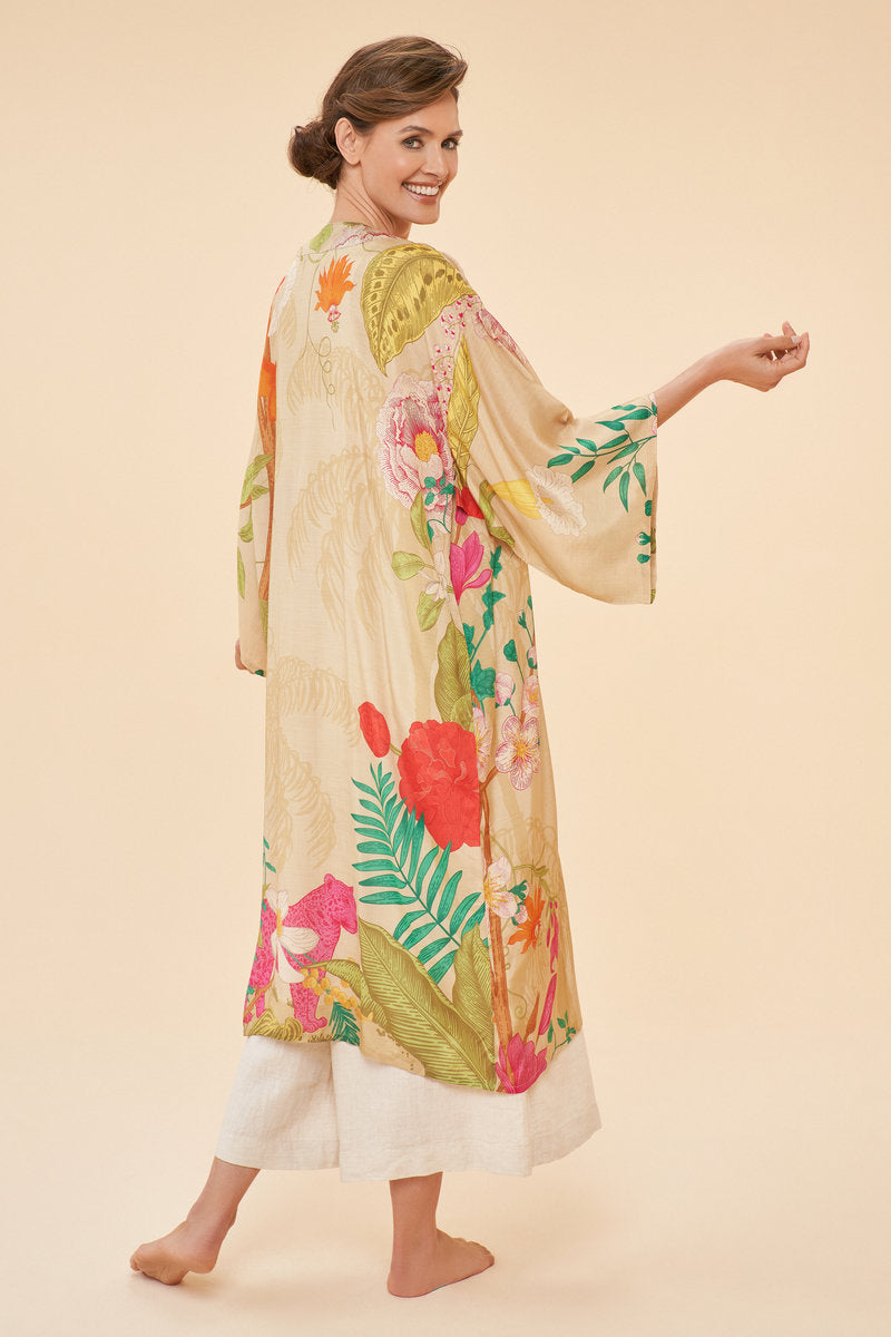 Powder Kimono Gown - Tropical Coconut