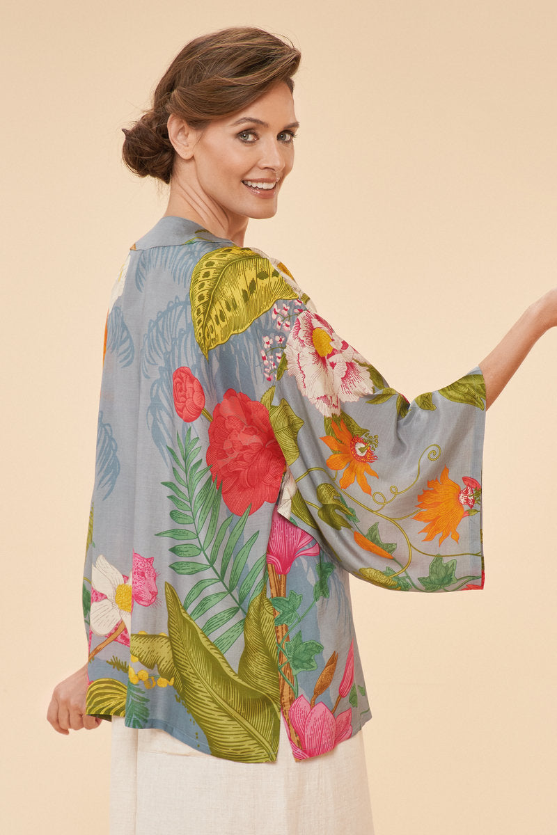 Powder Kimono Jacket - Lavender