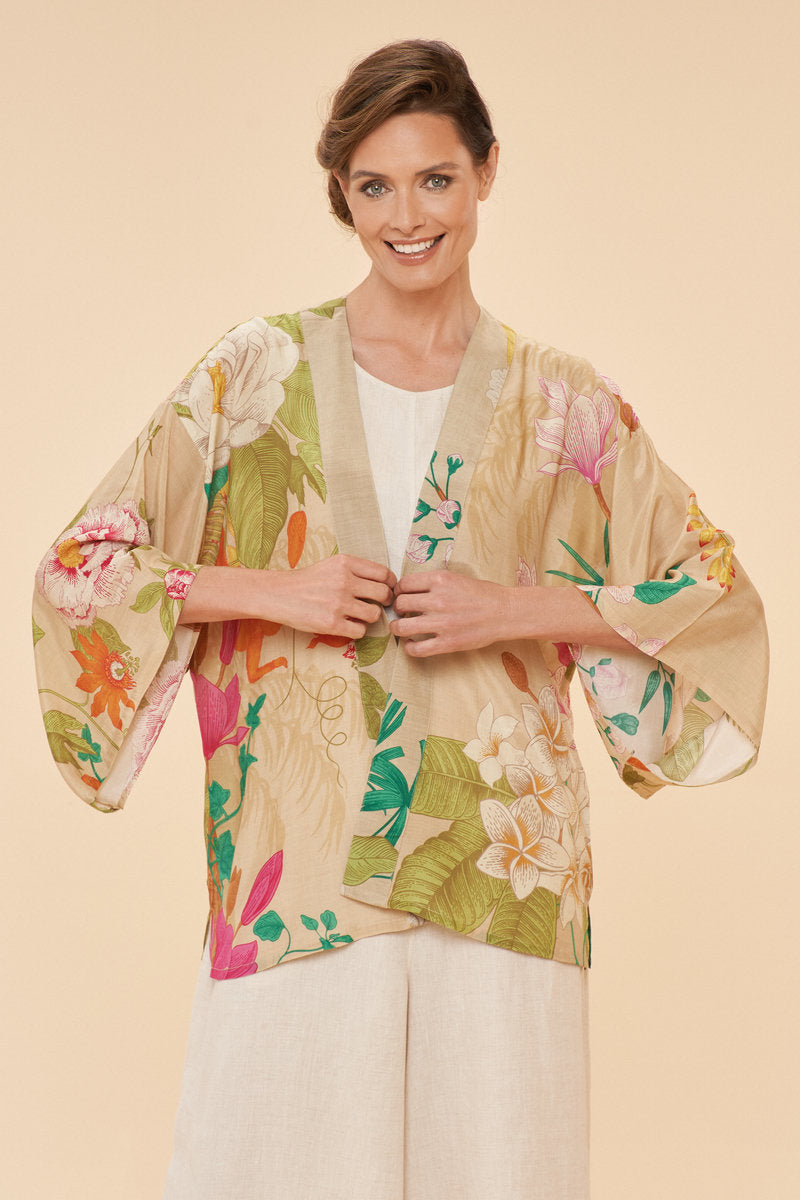 Powder Kimono Jacket - Tropical Coconut