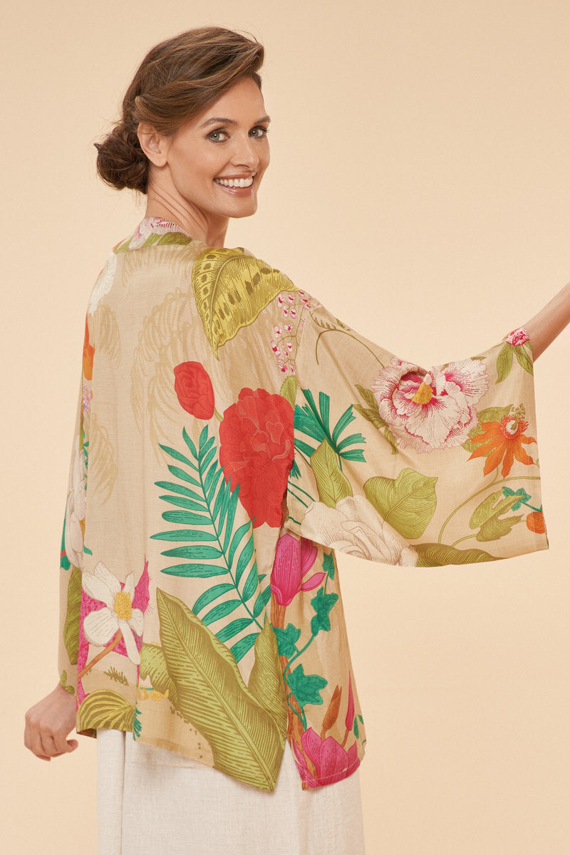 Powder Kimono Jacket - Tropical Coconut
