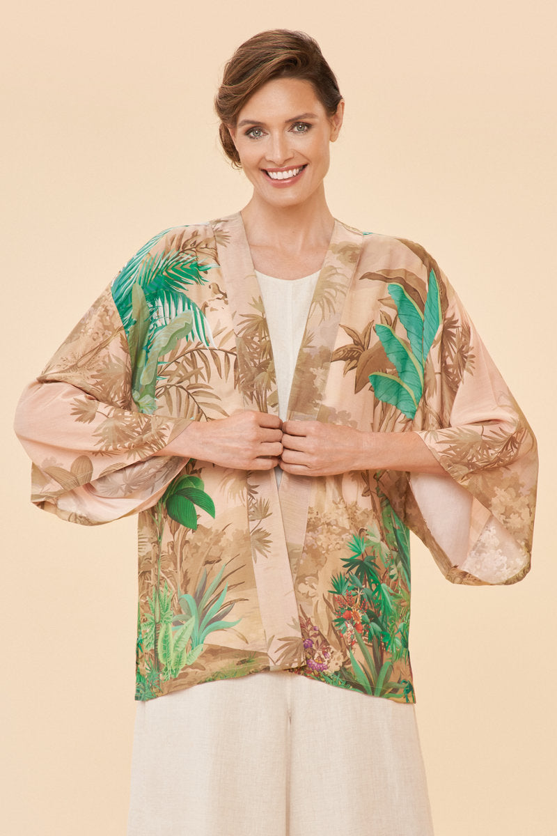 Powder Kimono Jacket - Oasis Coconut
