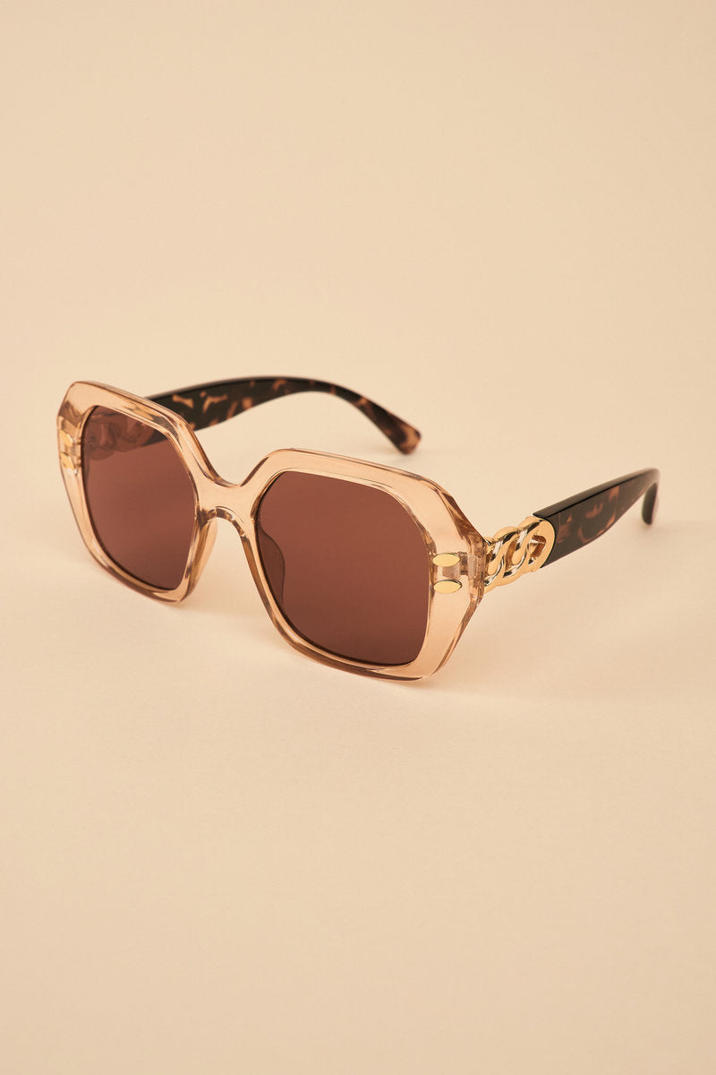 Powder Rylee Sunglasses - Nude/Tortoiseshell