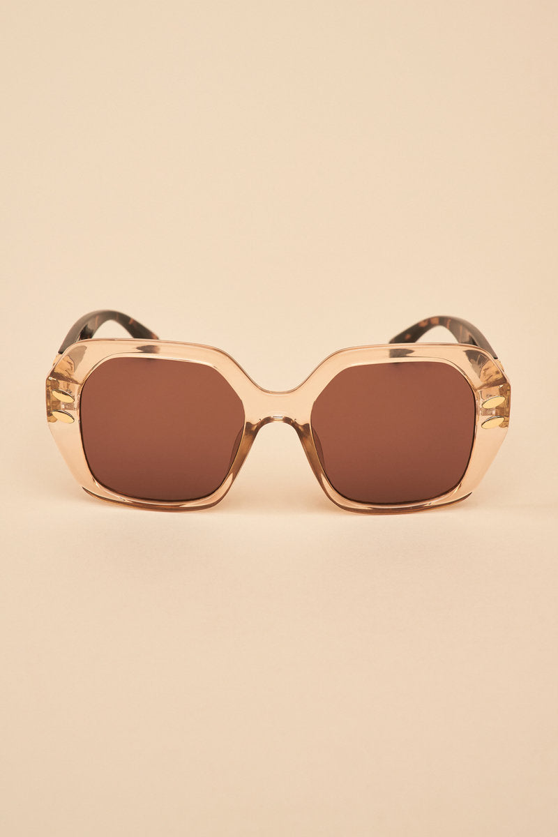 Powder Rylee Sunglasses - Nude/Tortoiseshell