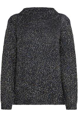 Fransa SPOTTA Knitted Jumper - Navy Blazer Mix