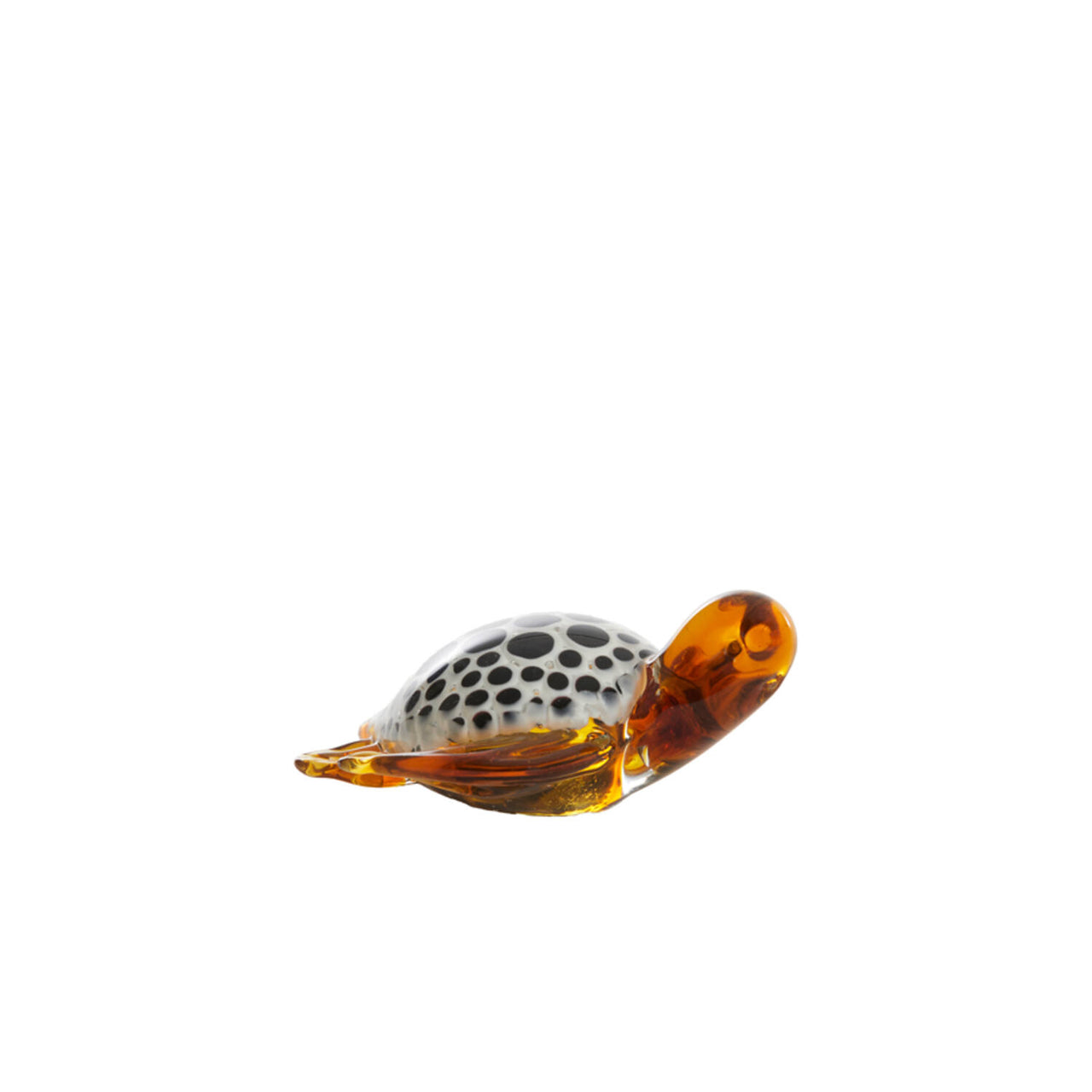 Light & Living Amber Turtle Glass