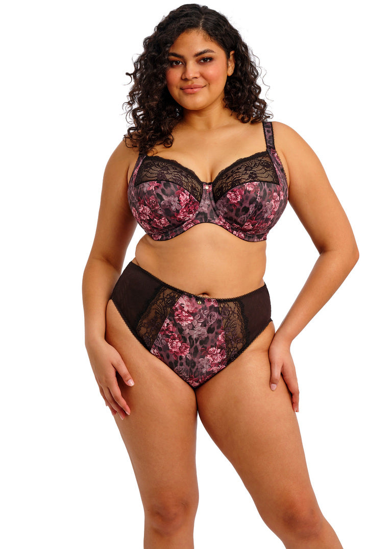 Elomi Morgan Dark Romance High Leg Brief