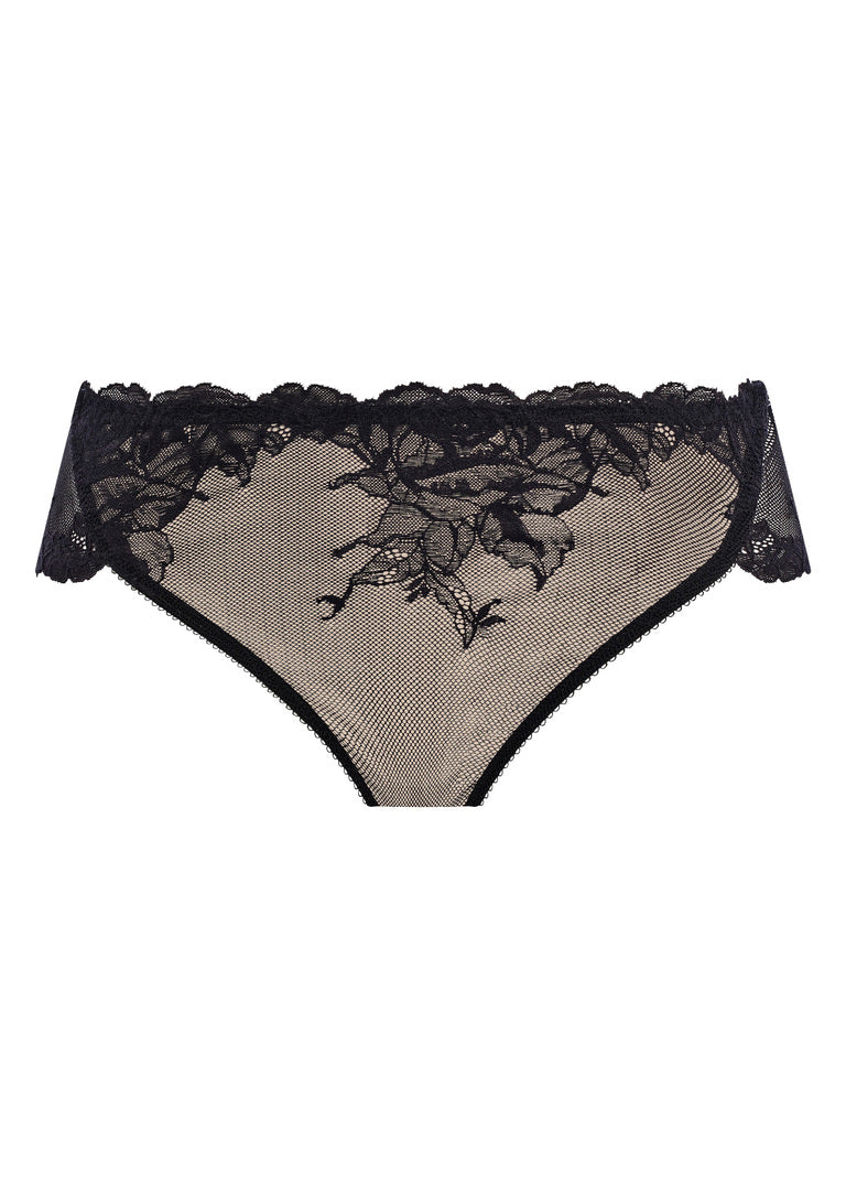Wacoal Vivid Attraction High Leg Briefs - Black