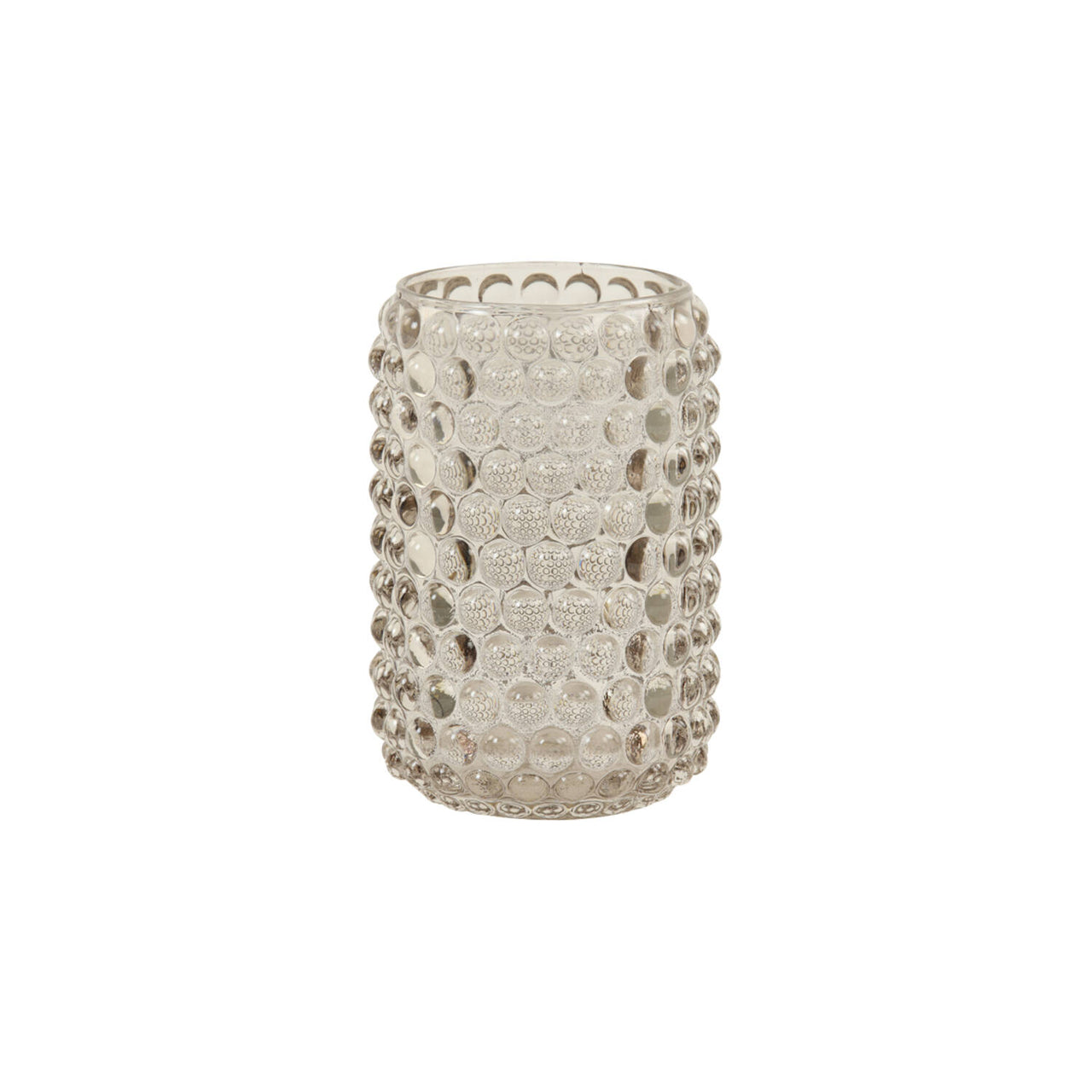 Light & Living PALET Glass Tea Light Holder - Taupe