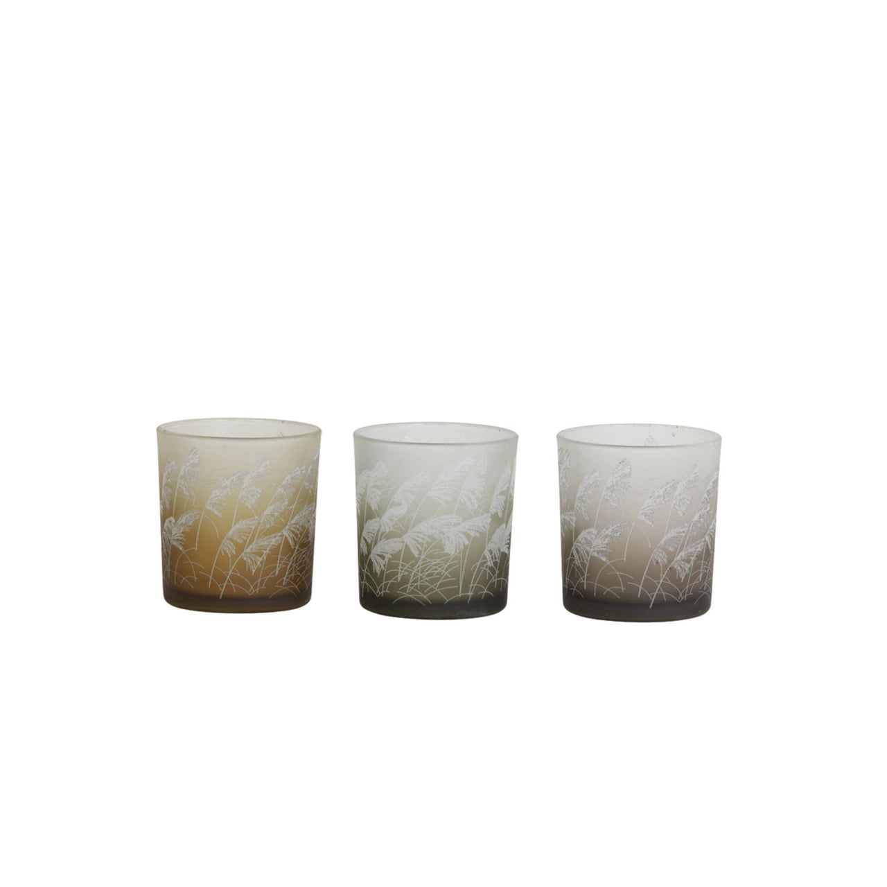 Light & Living Issa Brown Glass Tealight