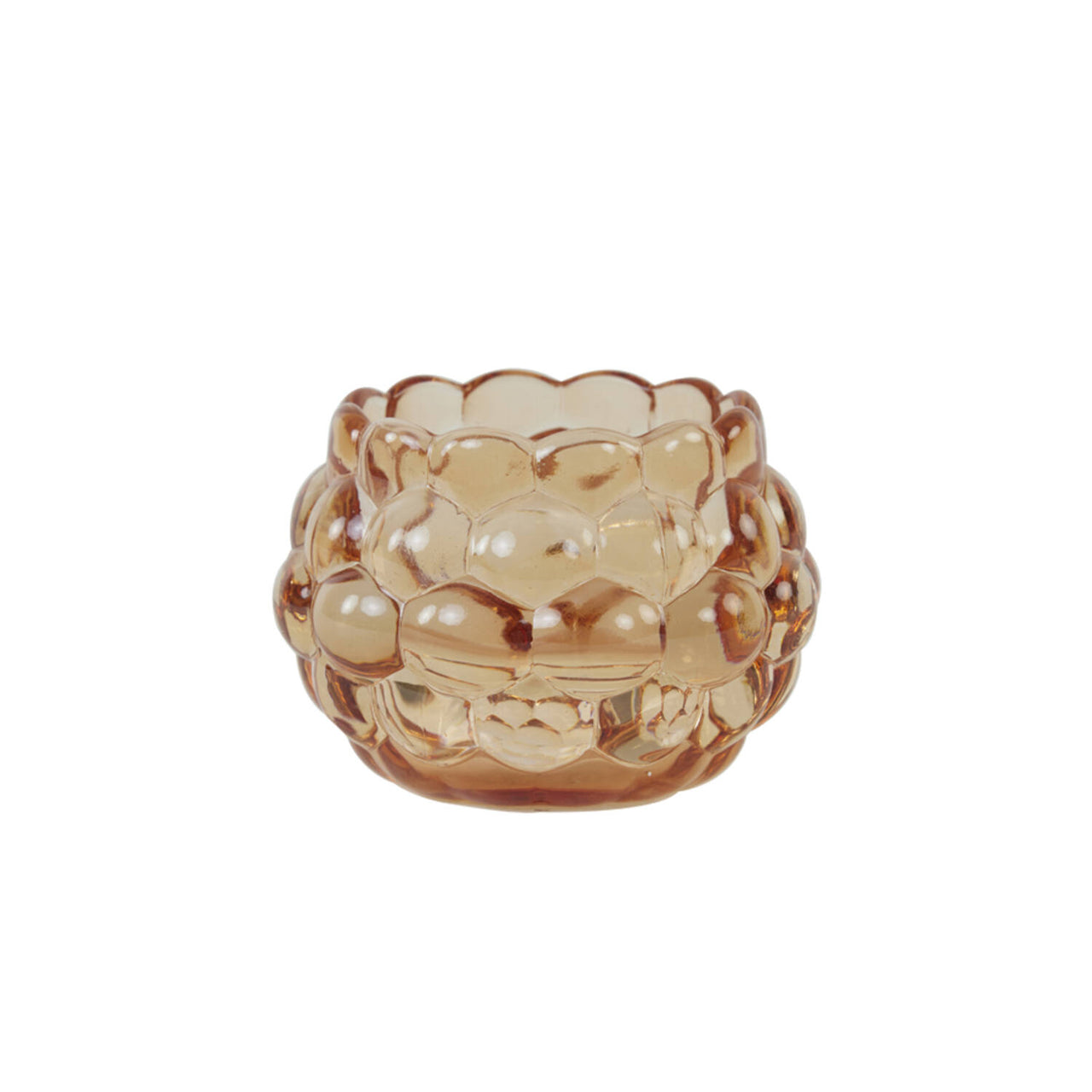 Light & Living Havana Peach Glass Tealight