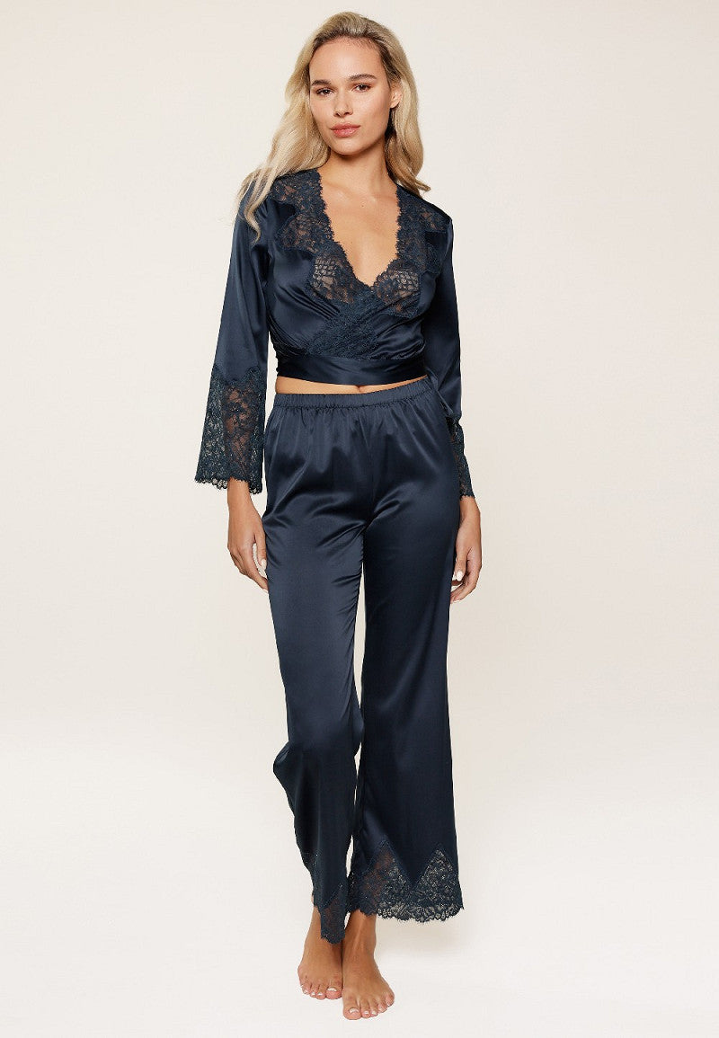 LingaDore Satin Pyjama Set - Midnight