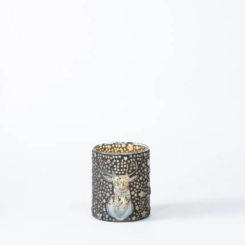 Stone The Crows Medium Stag Votive With Stars