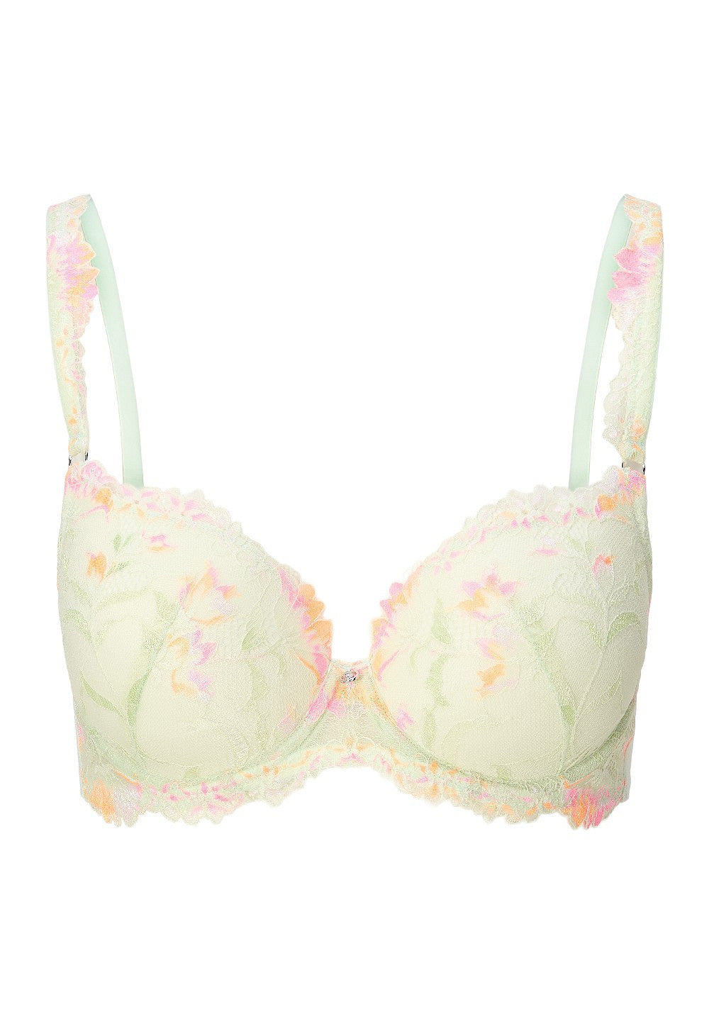 LingaDore Lace T-shirt Bra - Canary Green