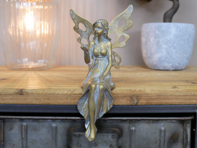 Dutch Imports Golden Sitting Fairy