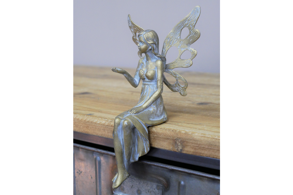 Dutch Imports Golden Sitting Fairy