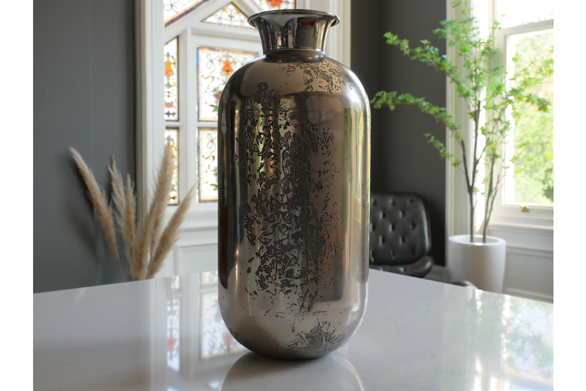 Dutch Imports Aluminium Vase - Large