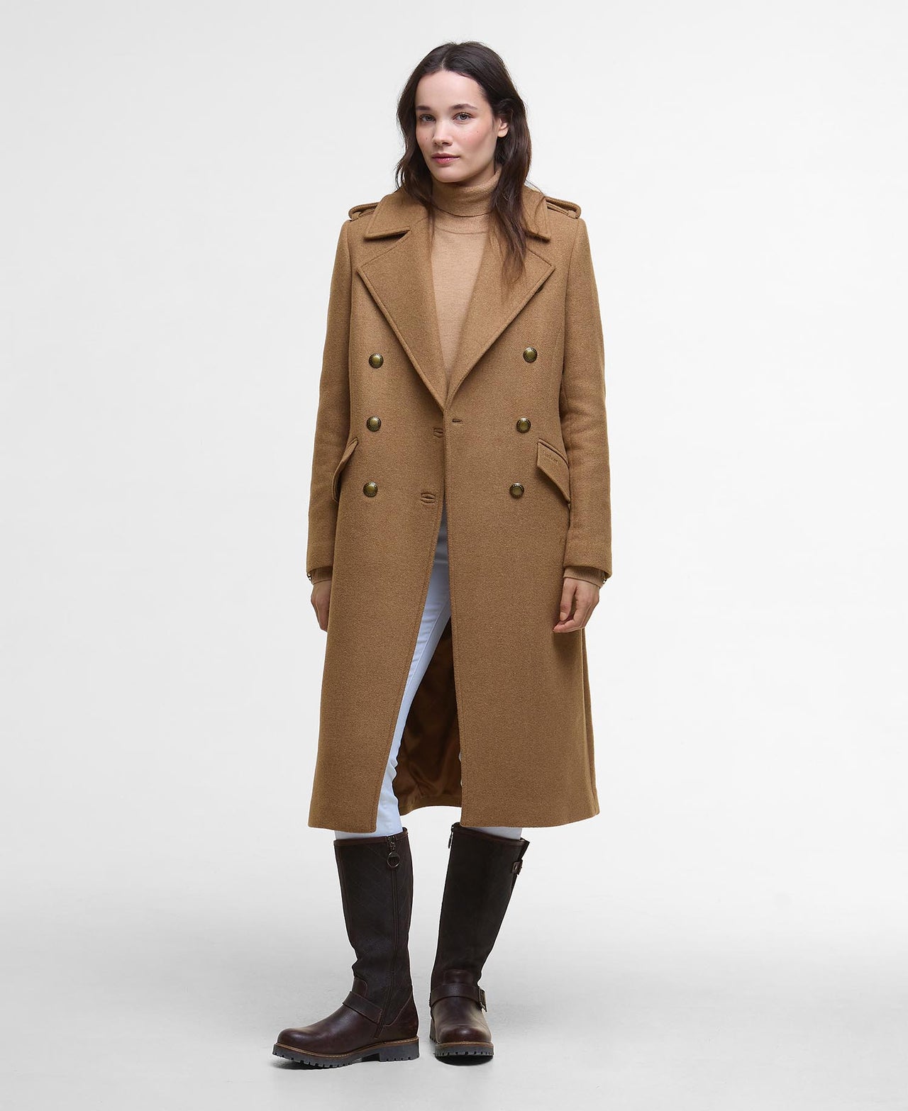 Barbour Cottesmore Wool Jacket - Camel