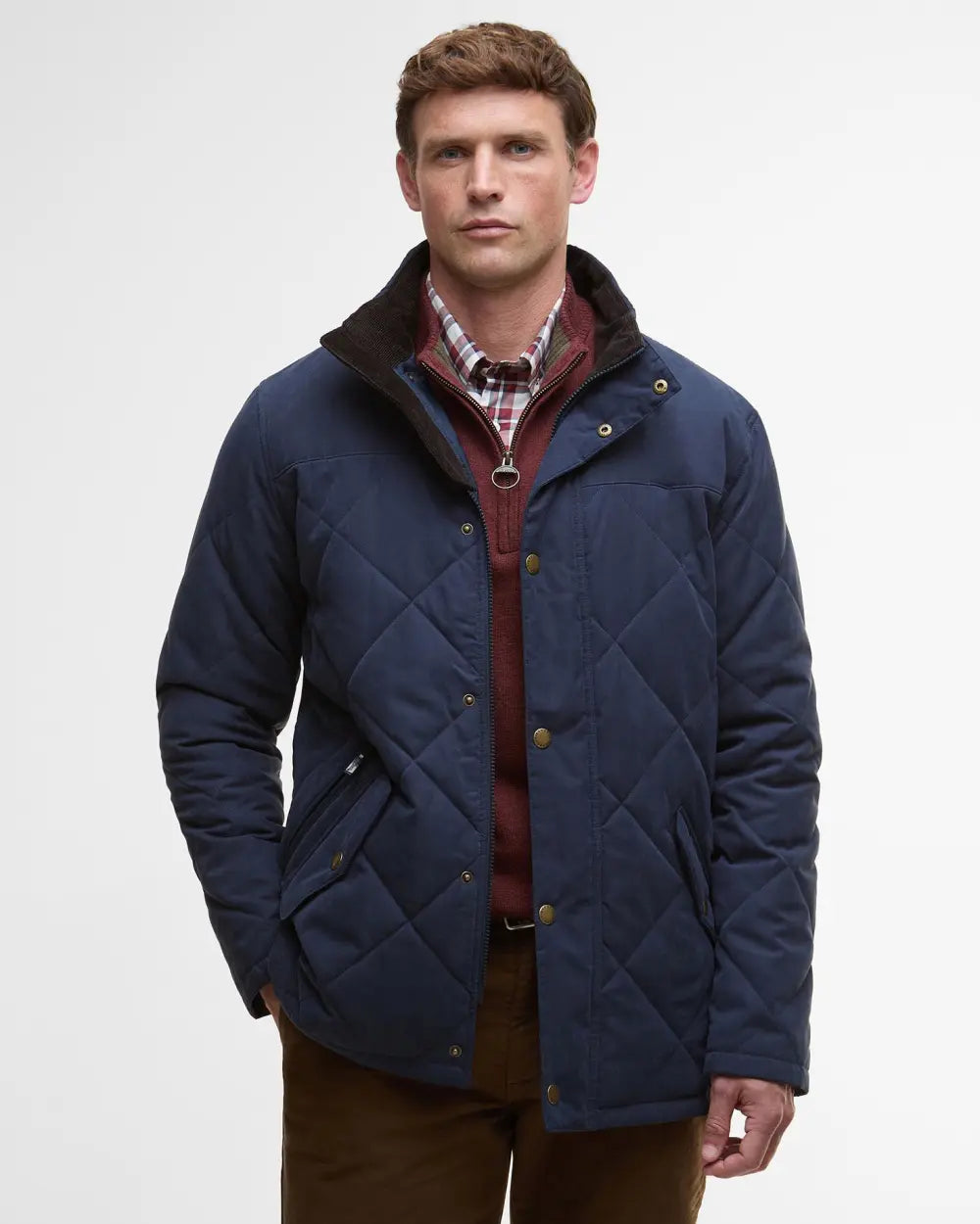 Barbour Elter Quilted Jacket - Navy