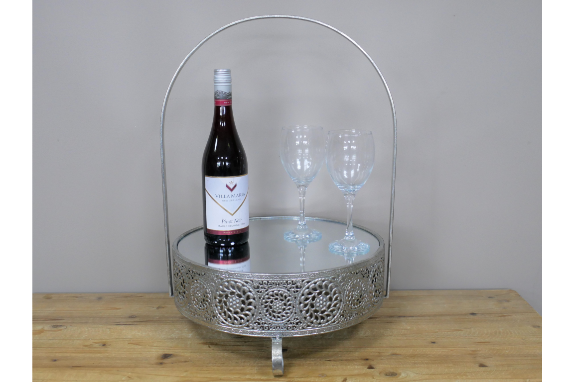 Dutch Imports Mirrored Stand