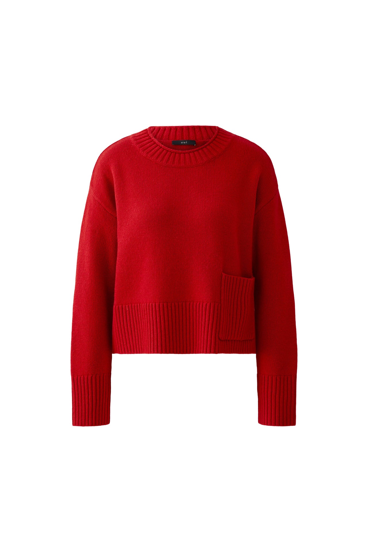 Oui Pocket Jumper - Scarlett Sage