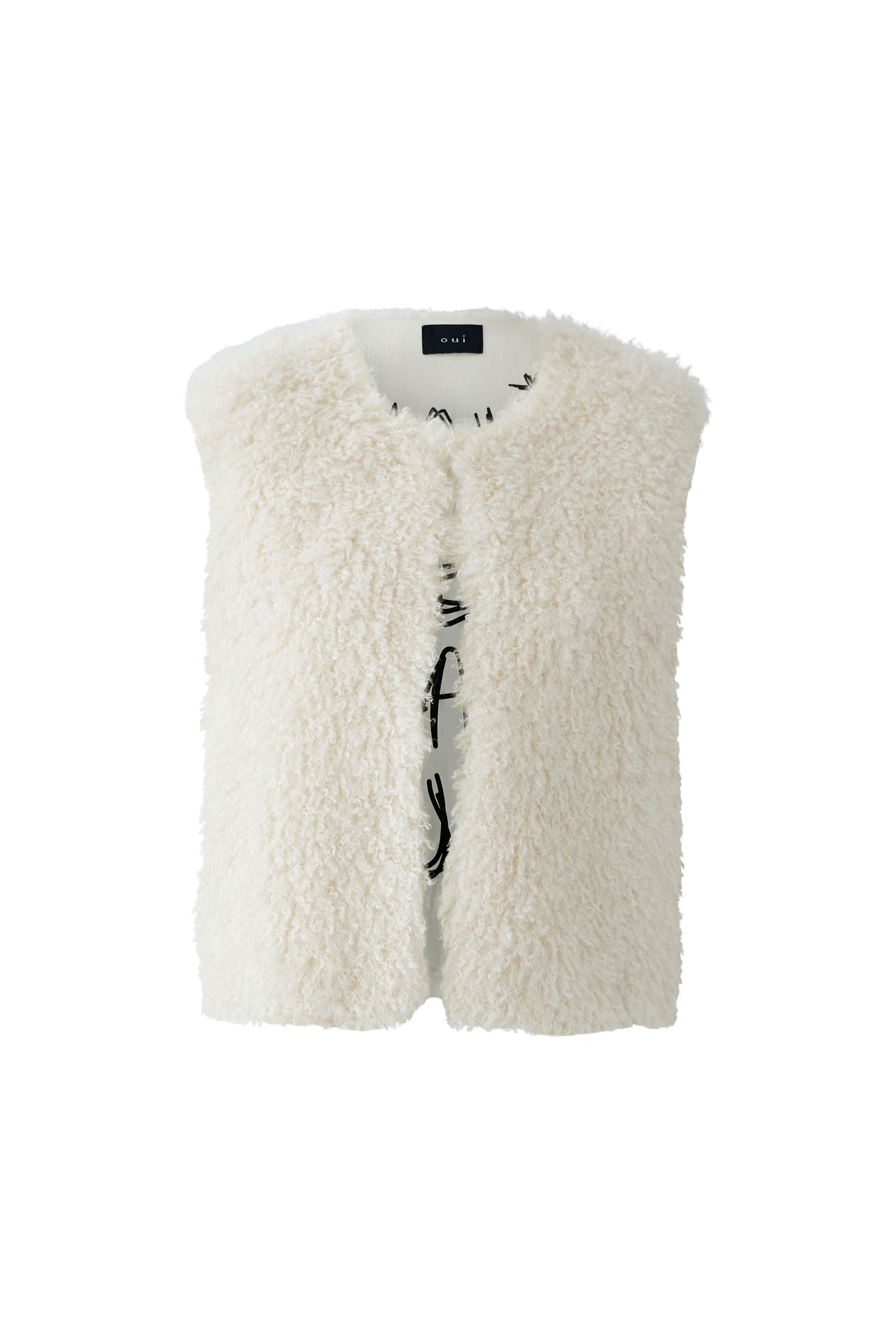Oui Tie Waistcoat - Champagne