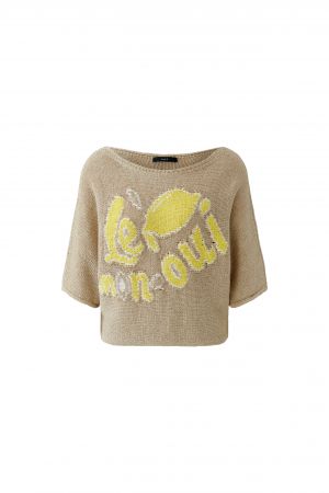 Oui Lemon Jumper - Camel
