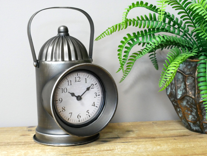 Dutch Imports Railway Lamp Clock