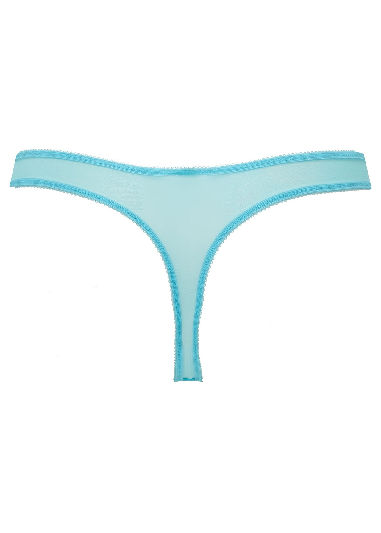 Gossard Glossies Lace Thongs - Turquoise