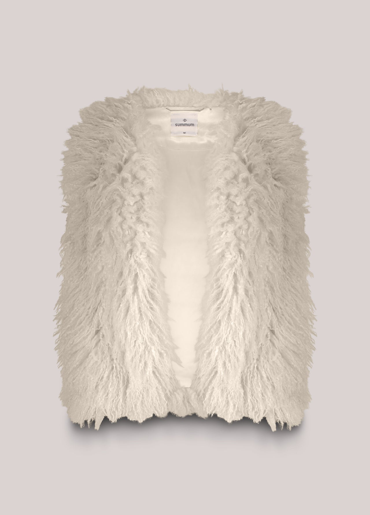 Summum Faux Fur Gilet - Ivory