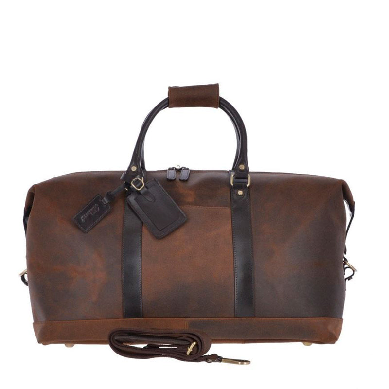 Ashwood Leather Marcus Olly  Brown Weekend Holdall