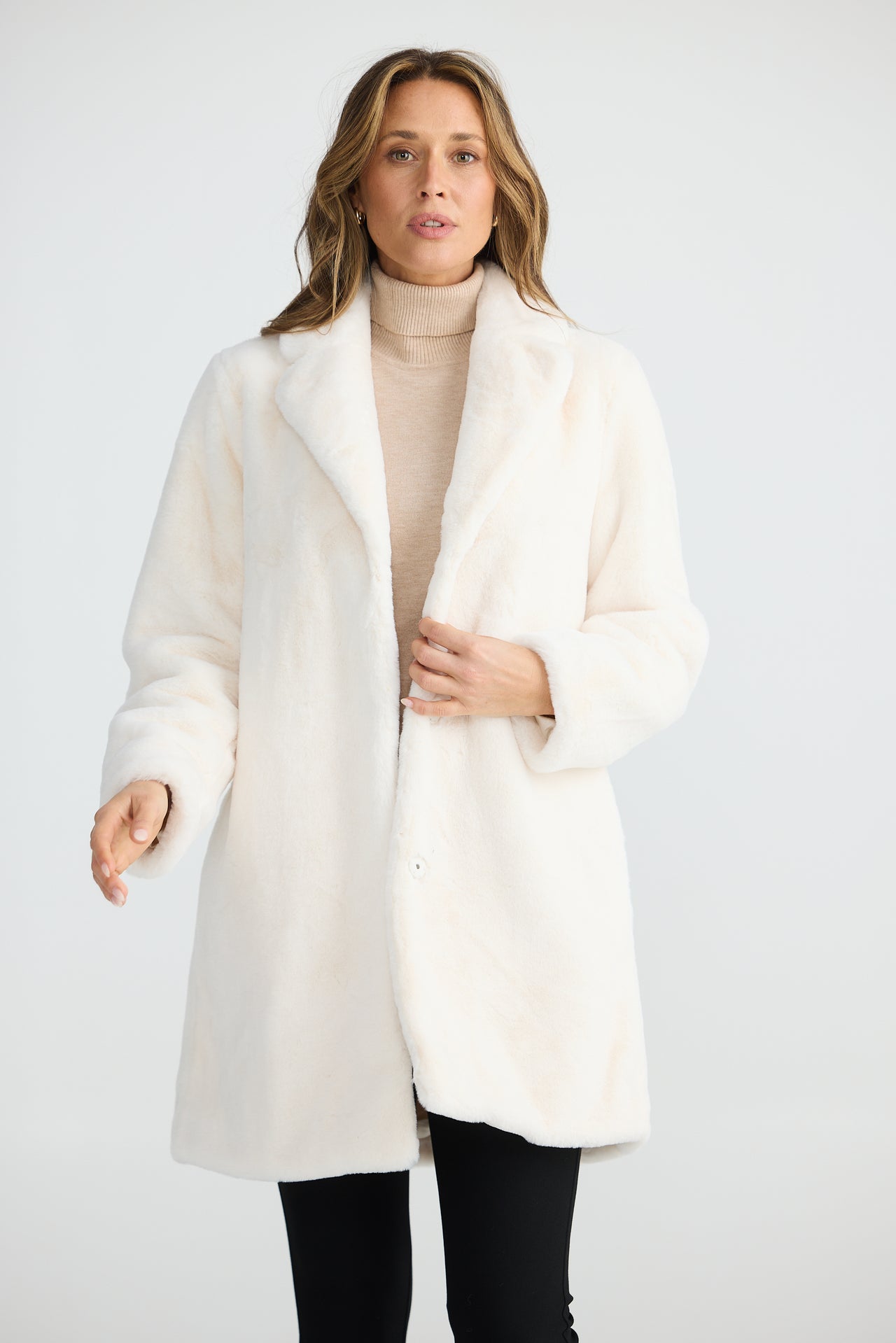 Brave & True Jungle Coat Winter White