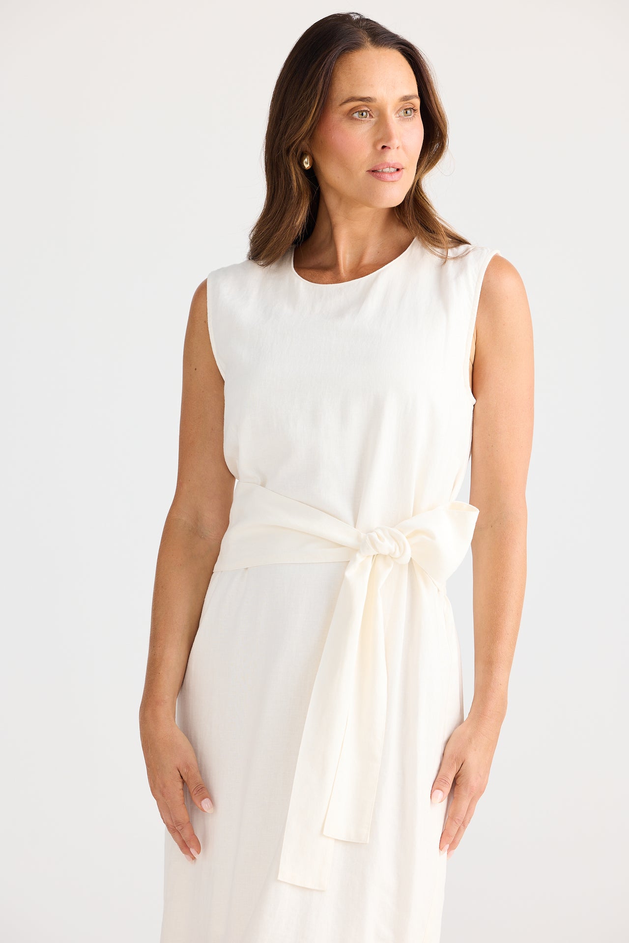 Brave & True Turning Point Dress - Off White