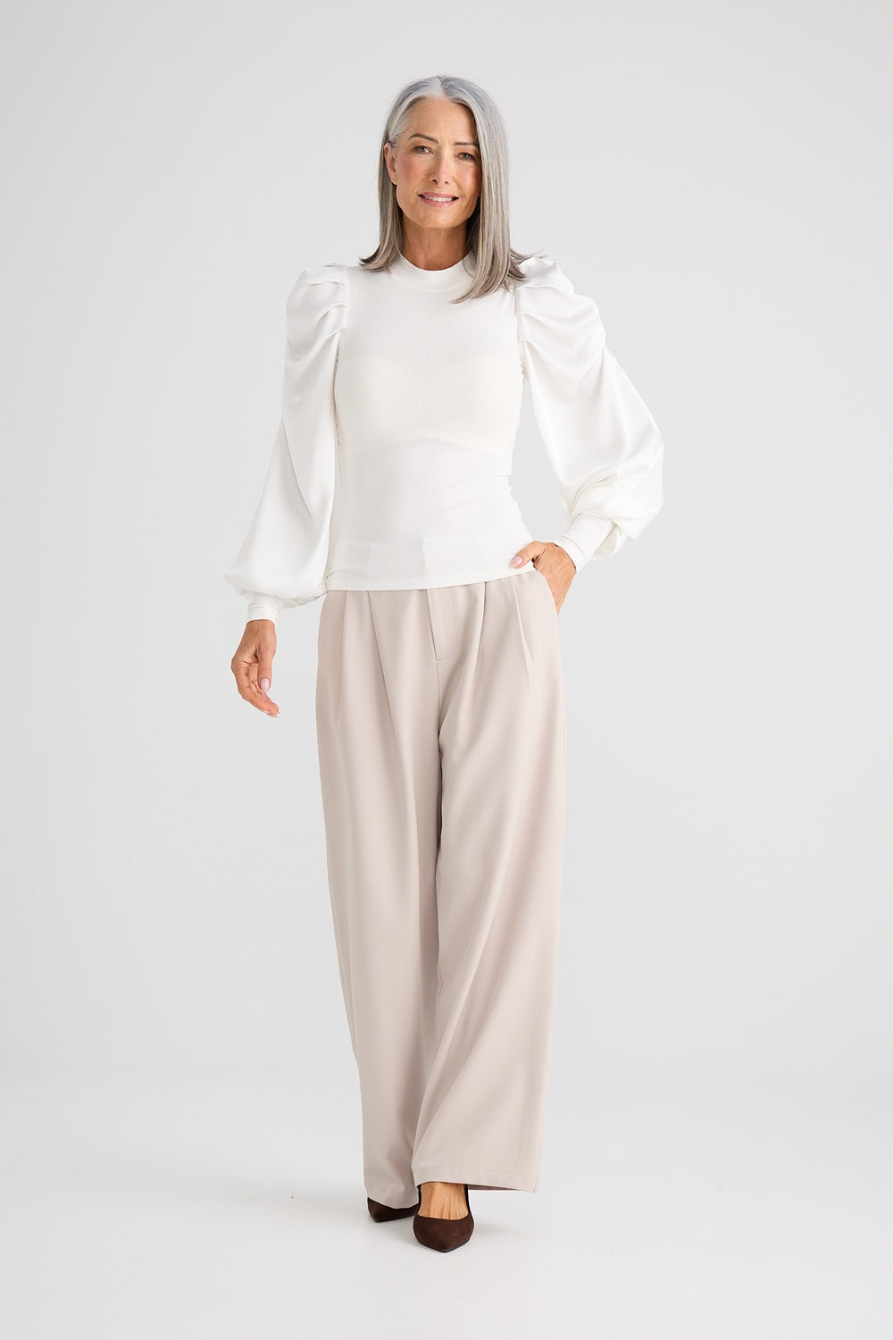 Brave & True Elisabeth Top Ivory